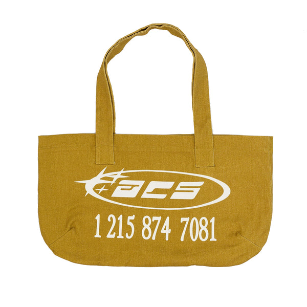 ALL CAPS STUDIO - ACS Logo Tote Bag - Caramel