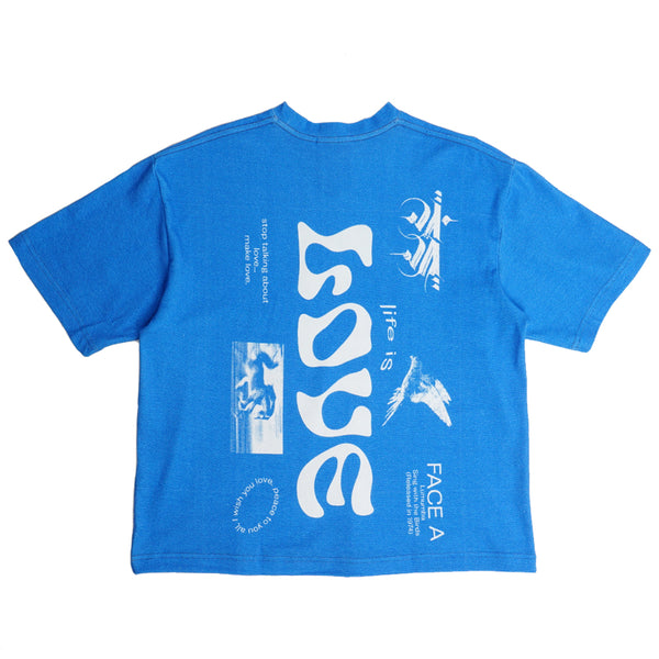 ALL CAPS STUDIO - Lumumba T-Shirt - Verified Blue