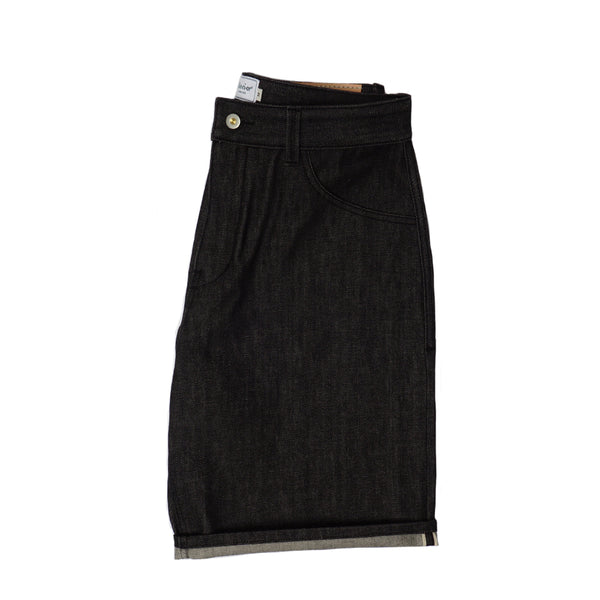Alterior - Cone Mills White Oak Wide Shorts - Black