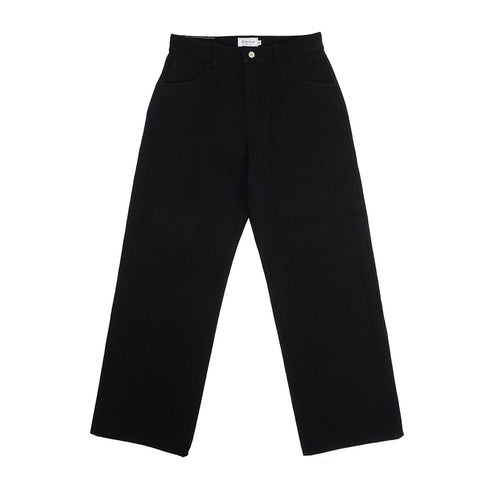 Alterior - Wide Trouser - Black Japanese Denim