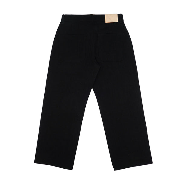 Alterior - Wide Trouser - Black Japanese Denim