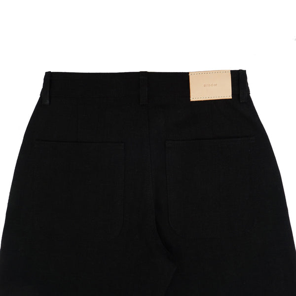 Alterior - Wide Trouser - Black Japanese Denim