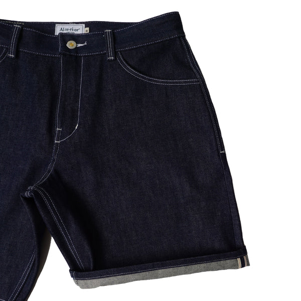 Alterior - Cone Mills White Oak Wide Shorts - Indigo
