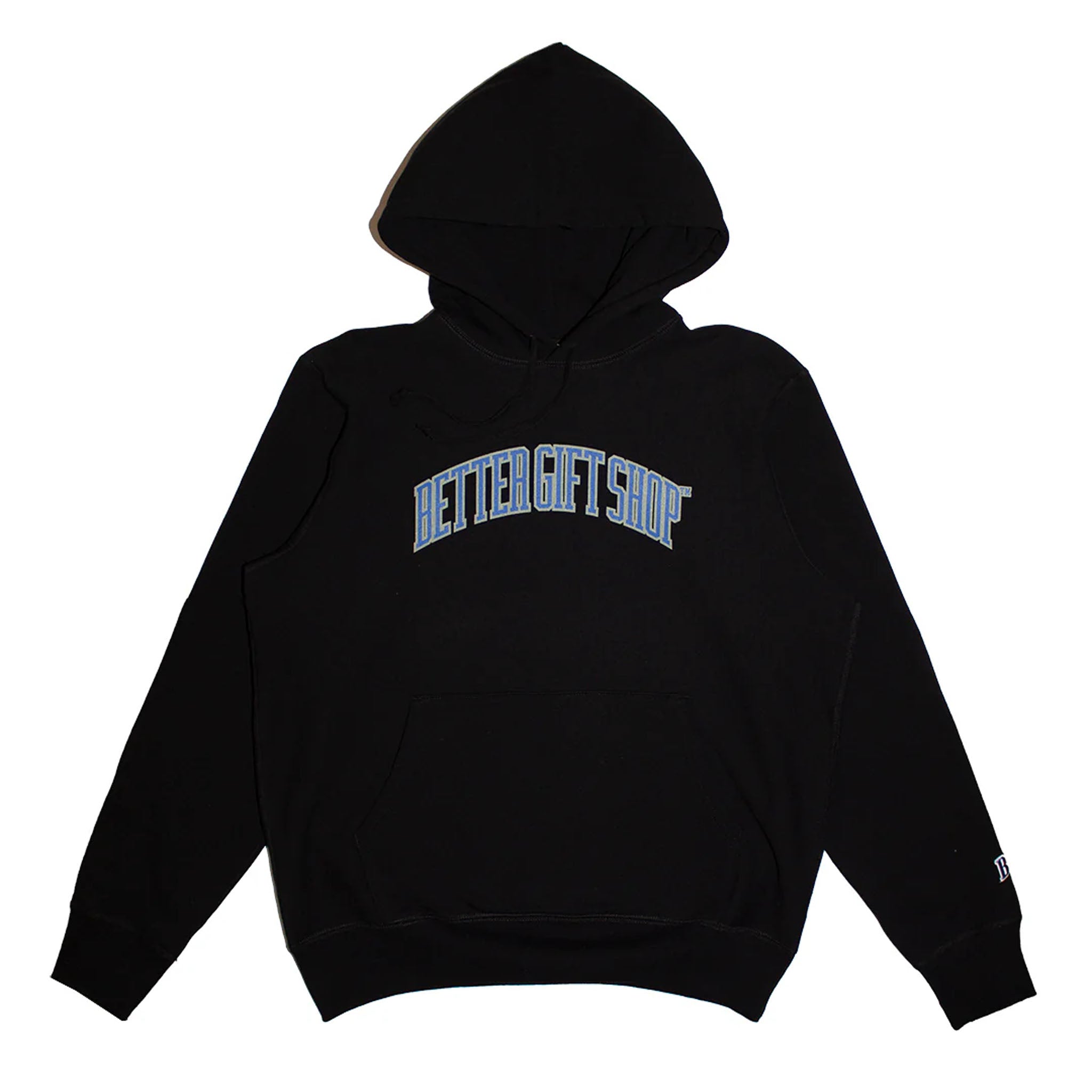 Better Gift Shop -  Better Gift Shop - "Gift Shop Collegiate" Hooded Sweatshirt - Black