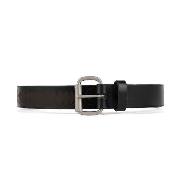 Brain Dead x Alterior - Caterpillar Leather Belt - Black