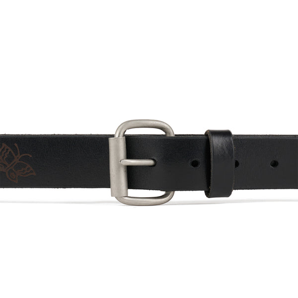 Brain Dead x Alterior - Caterpillar Leather Belt - Black