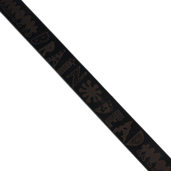 Brain Dead x Alterior - Caterpillar Leather Belt - Black