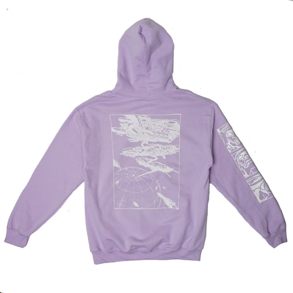 Marko K. Gavez & Childhood Intelligence - 'Nightstalker' Hoodie - Lilac