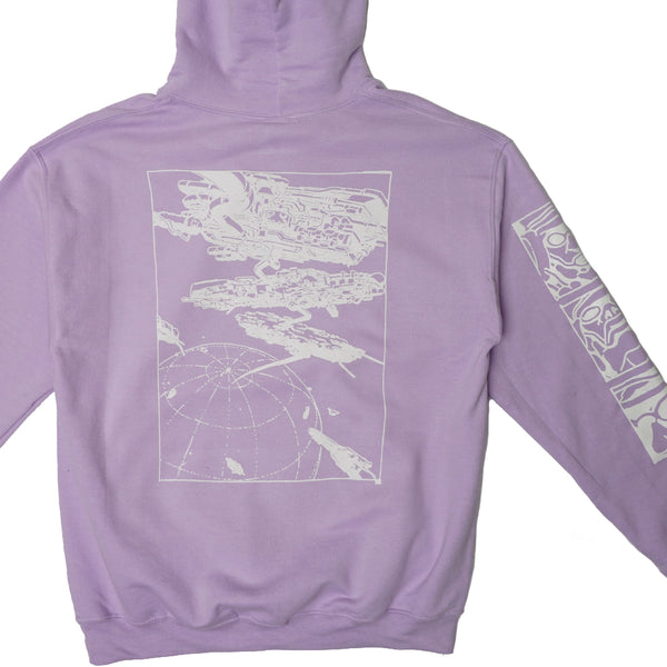 Marko K. Gavez & Childhood Intelligence - 'Nightstalker' Hoodie - Lilac