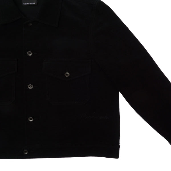 Commonside - Cropped Jacket - Nero Fustagno
