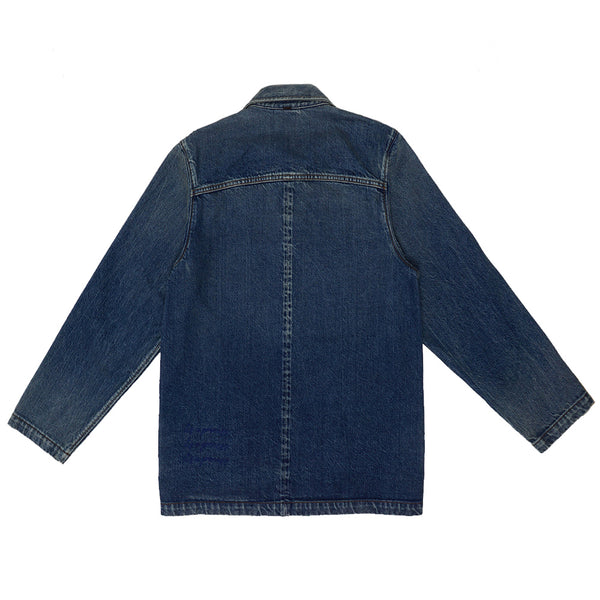 Commonside - I.A.P Chore Coat - Washed Selvedge Denim