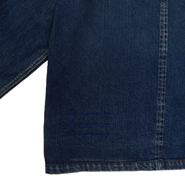 Commonside - I.A.P Chore Coat - Washed Selvedge Denim
