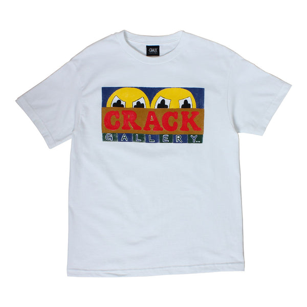 Crack Gallery - Raw T-Shirt - White Crack Gallery - Raw T-Shirt - White
