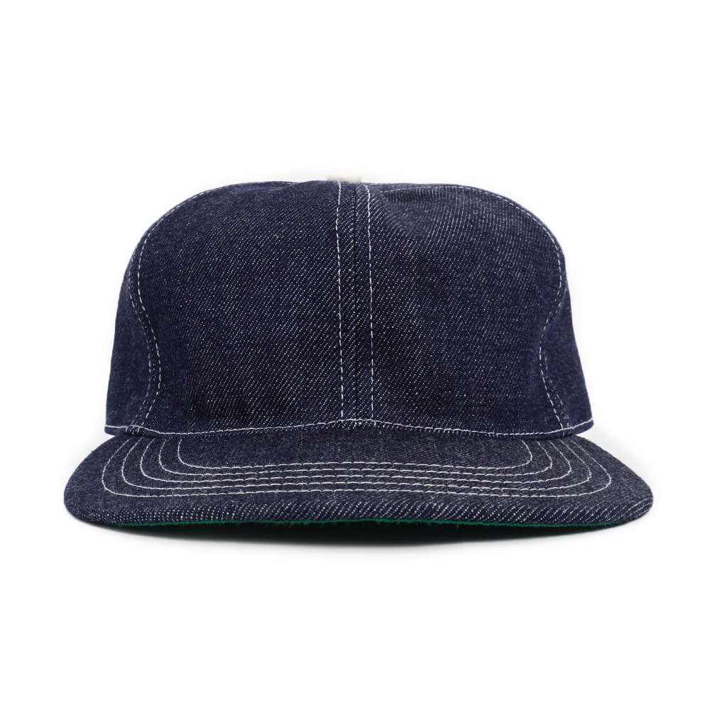 Thheme/Alterior - Cone Mills White Oak Denim 6-Panel Cap - Indigo Thheme/Alterior - Cone Mills White Oak Denim 6-Panel Cap - Indigo