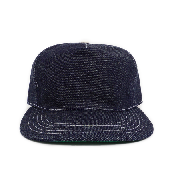 Thheme/Alterior - Cone Mills White Oak Denim 5-Panel Cap - Indigo