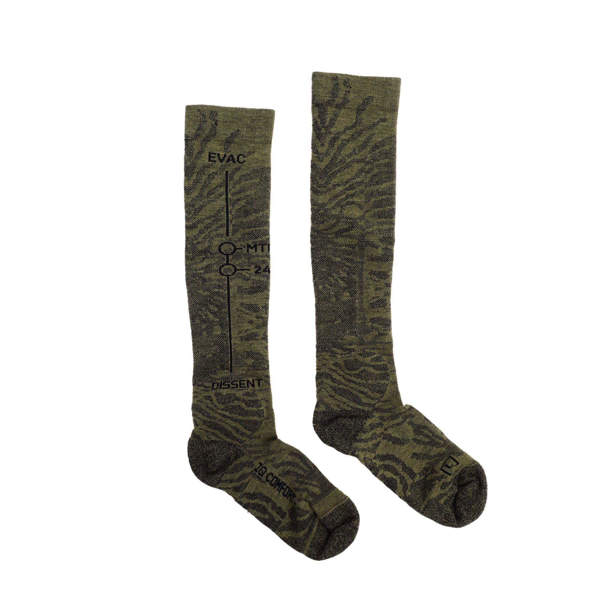 DISSENT EVAC - IQ Comfort Sock - Olive DISSENT EVAC - IQ Comfort Sock - Olive
