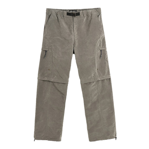 Sturla - Twisted Seam Trousers - Charcoal Flocked Nylon