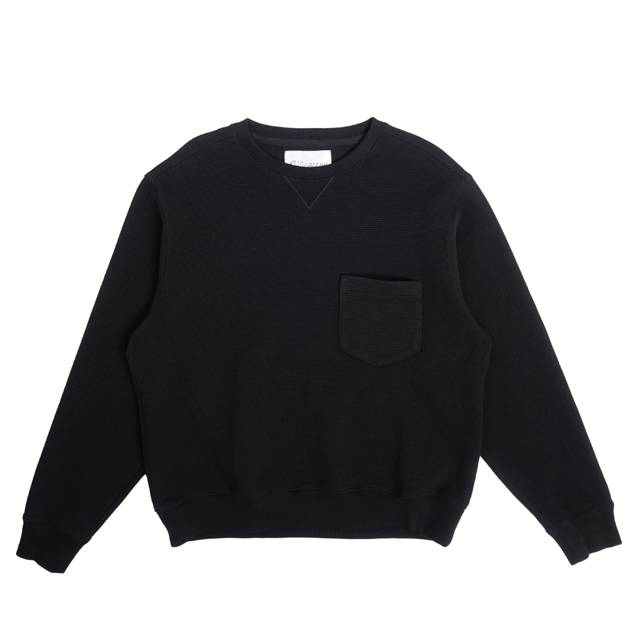 Fillosophy - V-Inset Sweatshirt - Black Fillosophy - V-Inset Sweatshirt - Black
