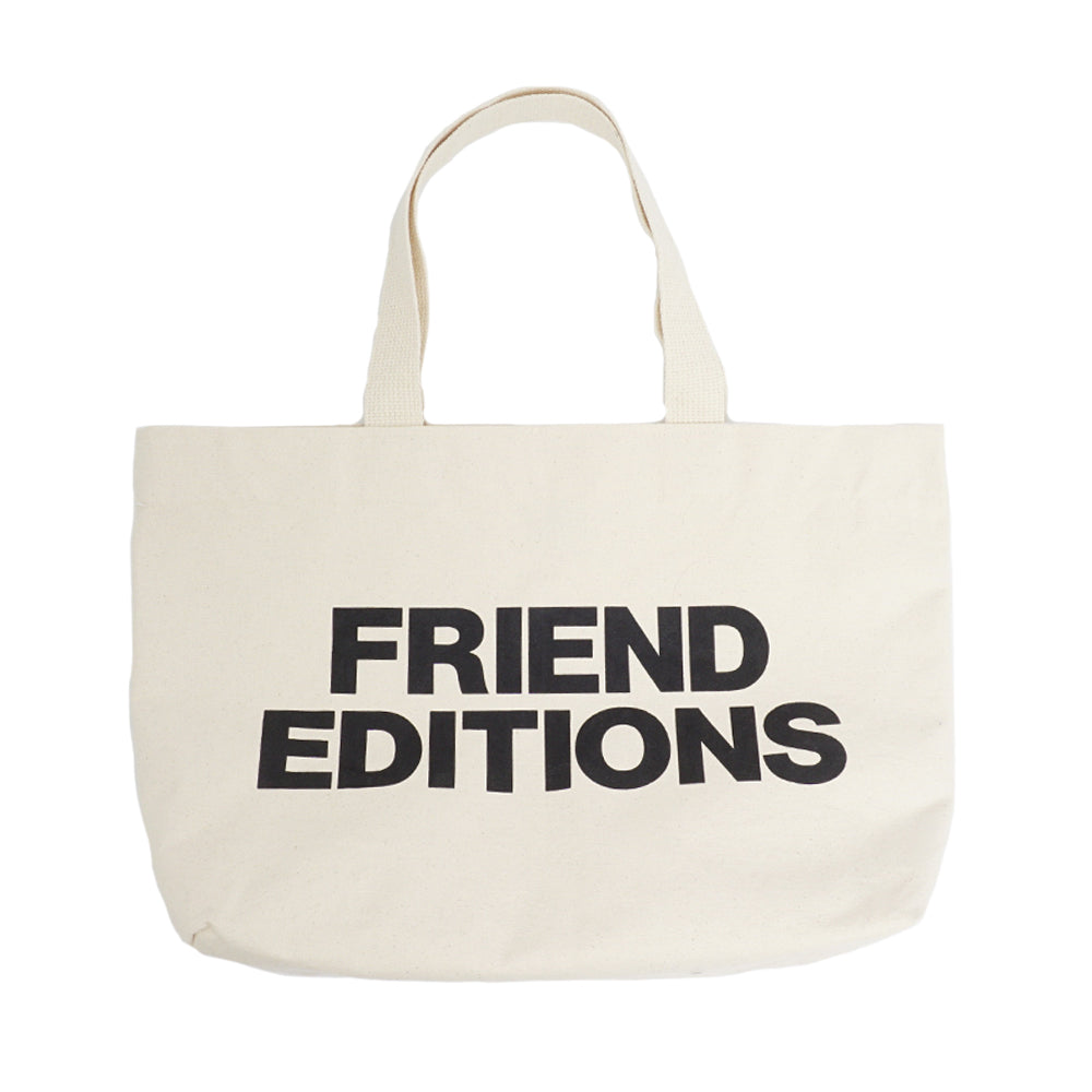Friend Editions - Large Cotton Tote Bag - Natural Friend Editions - Large Cotton Tote Bag - Natural
