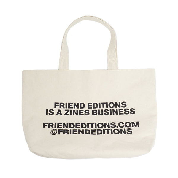 Friend Editions - Large Cotton Tote Bag - Natural