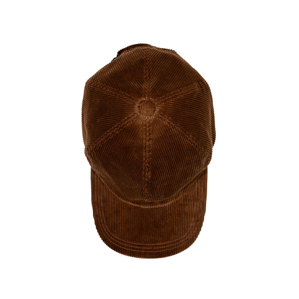 James Coward & Alterior - 6-Panel Cap - Brown Italian 10 Wale Corduroy