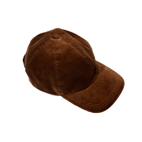 James Coward & Alterior - 6-Panel Cap - Brown Italian 10 Wale Corduroy