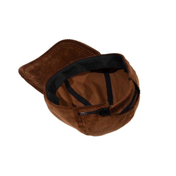 James Coward & Alterior - 6-Panel Cap - Brown Italian 10 Wale Corduroy