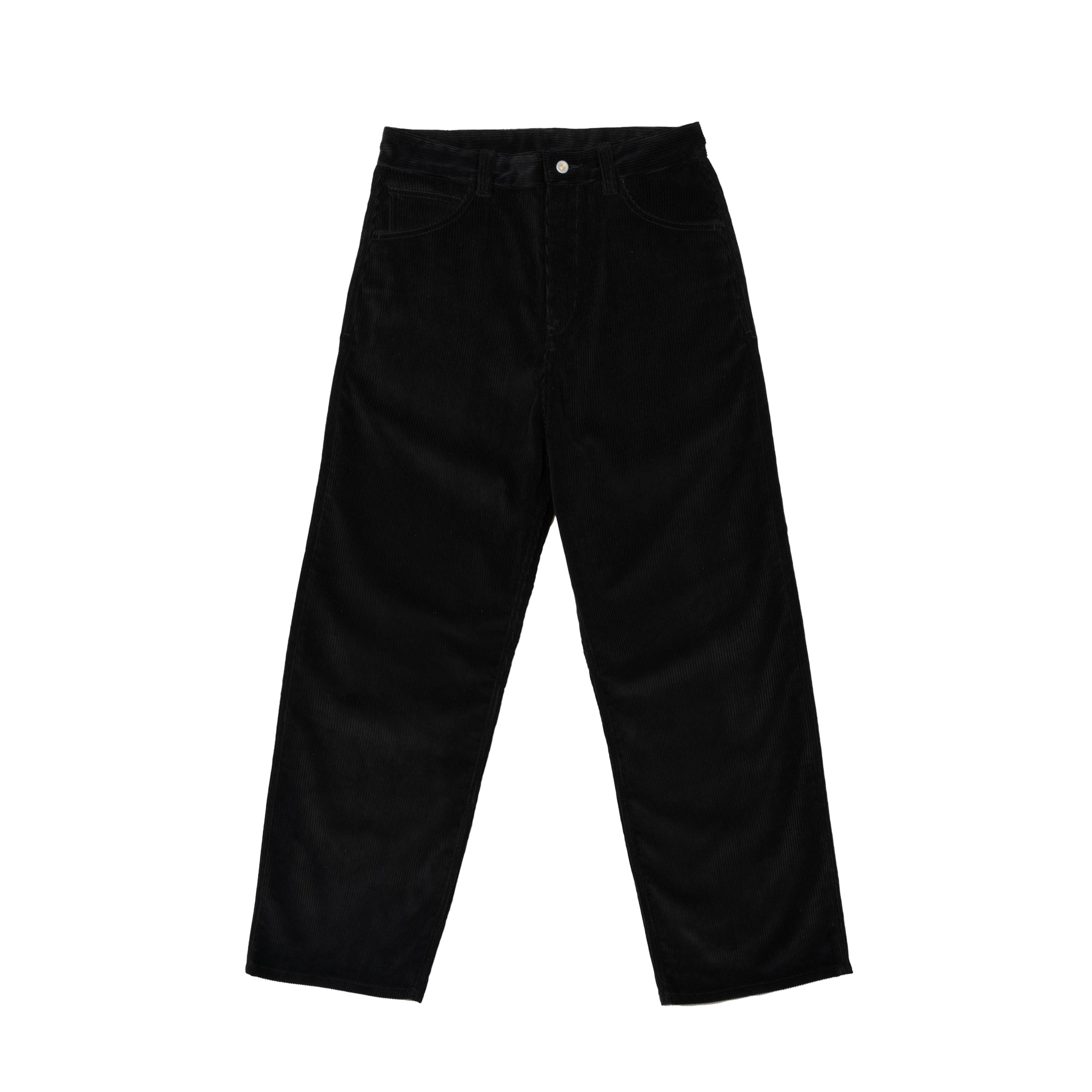 James Coward & Alterior - Wide Trouser - Black Italian 8 Wale Corduroy James Coward & Alterior - Wide Trouser - Black Italian 8 Wale Corduroy