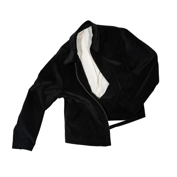 James Coward & Alterior - Site Jacket - Black Italian 10 Wale Corduroy