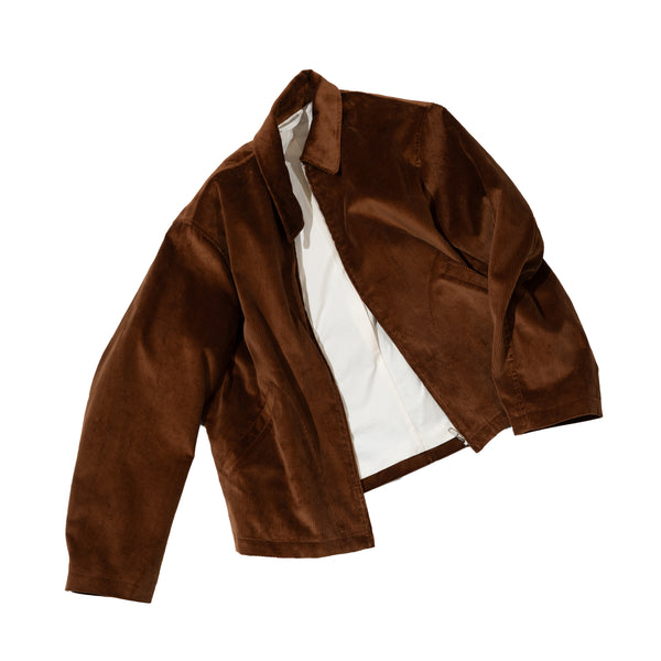 James Coward & Alterior - Site Jacket - Brown Italian 10 Wale Corduroy