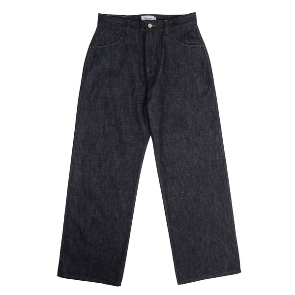 Alterior - Heavy Japanese Denim Wide Trouser - Indigo