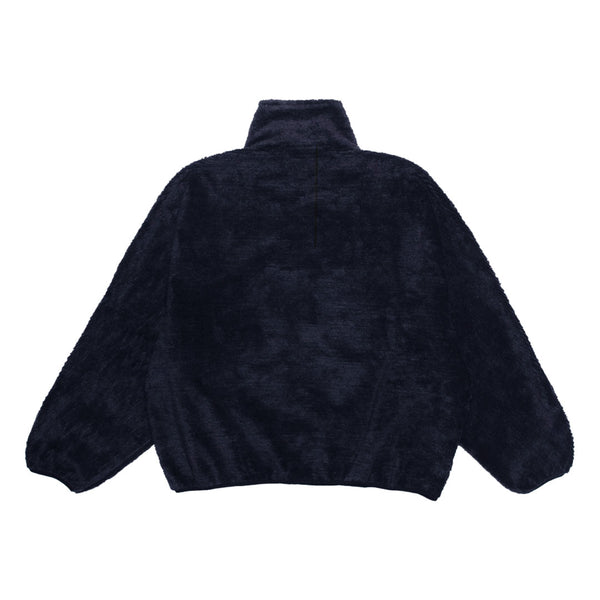LLOYD - Terry Half-Zip Pullover - Navy
