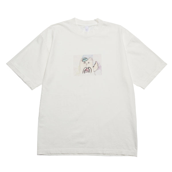 LLOYD - LUNA MERVÉ MERVÉ T-SHIRT - Vintage White LLOYD - LUNA MERVÉ MERVÉ T-SHIRT - Vintage White