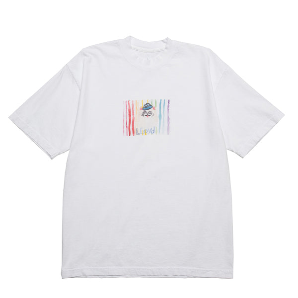 LLOYD - LUNA GOOD BOY MERV T-SHIRT - White LLOYD - LUNA GOOD BOY MERV T-SHIRT - White