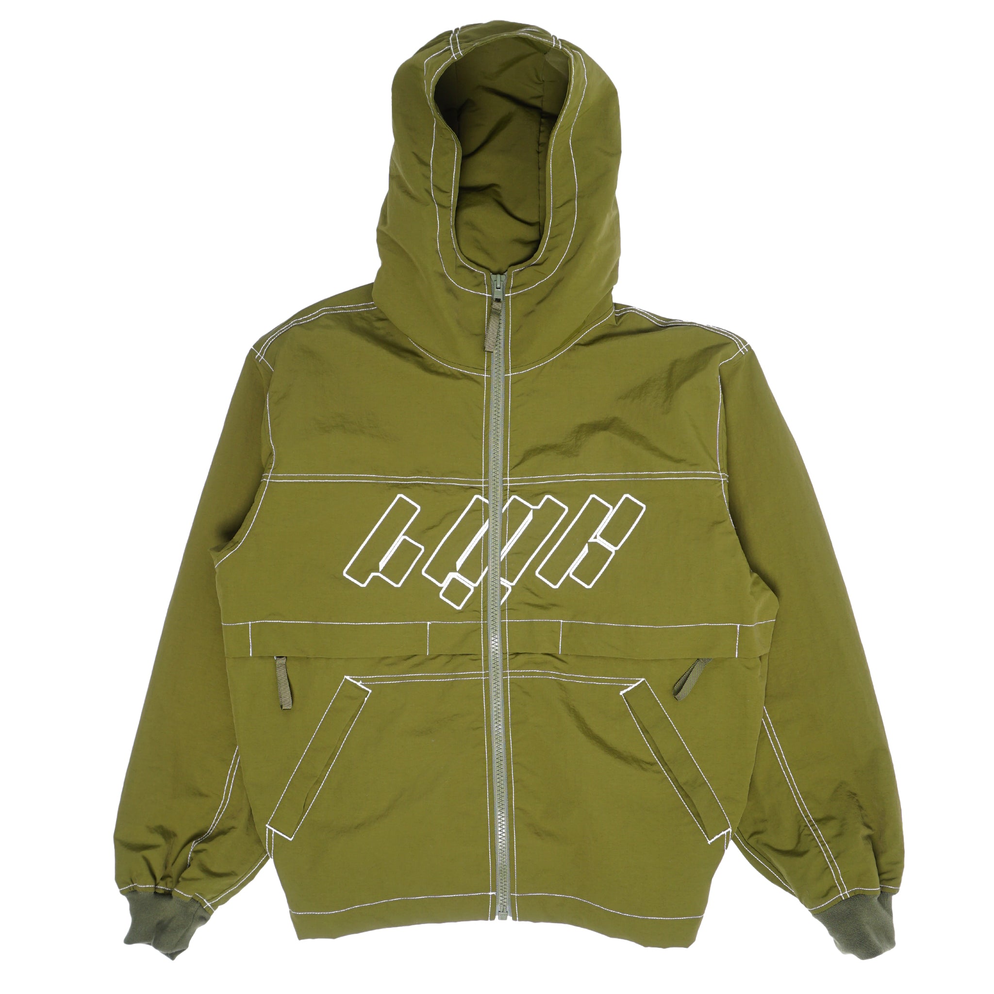 LQQK Studio - Nylon Moto Jacket - Olive LQQK Studio - Nylon Moto Jacket - Olive
