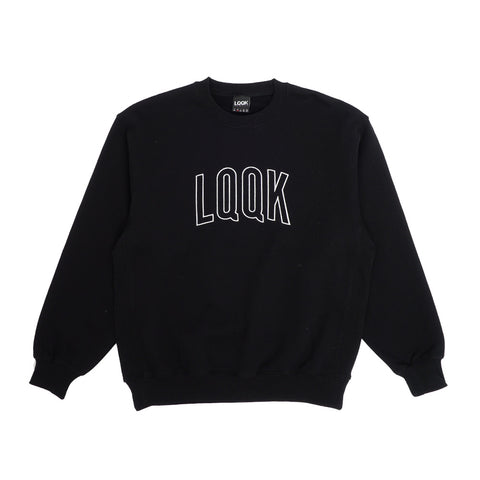 LQQK Studio - Pin Tuck Crewneck - Black