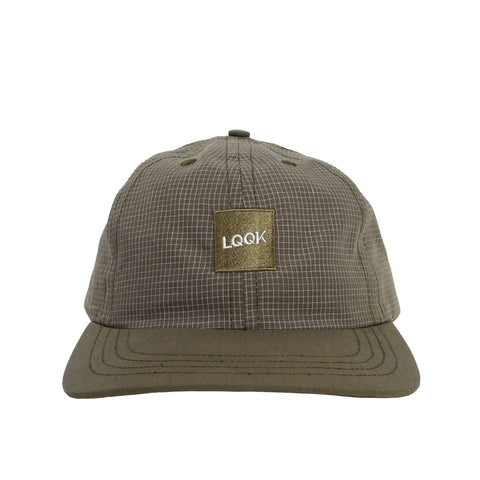 Thheme/Alterior - Woolrich Plaid Pleated 6-Panel Cap - Navy/Grey