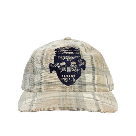 Thheme/Alterior - Woolrich Plaid Pleated 6-Panel Cap - Navy/Grey