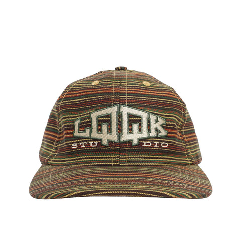 Thheme/Alterior - Woolrich Plaid Pleated 6-Panel Cap - Navy/Grey