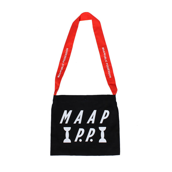MAAP + Public Possession - Musette Bag - Black