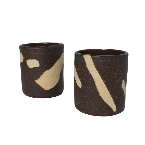 Mellow - Ebb & Flow Cup - Brown & White