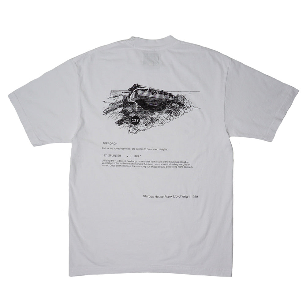 Alterior & Mister Green - Sturges House T-Shirt - White Alterior & Mister Green - Sturges House T-Shirt - White
