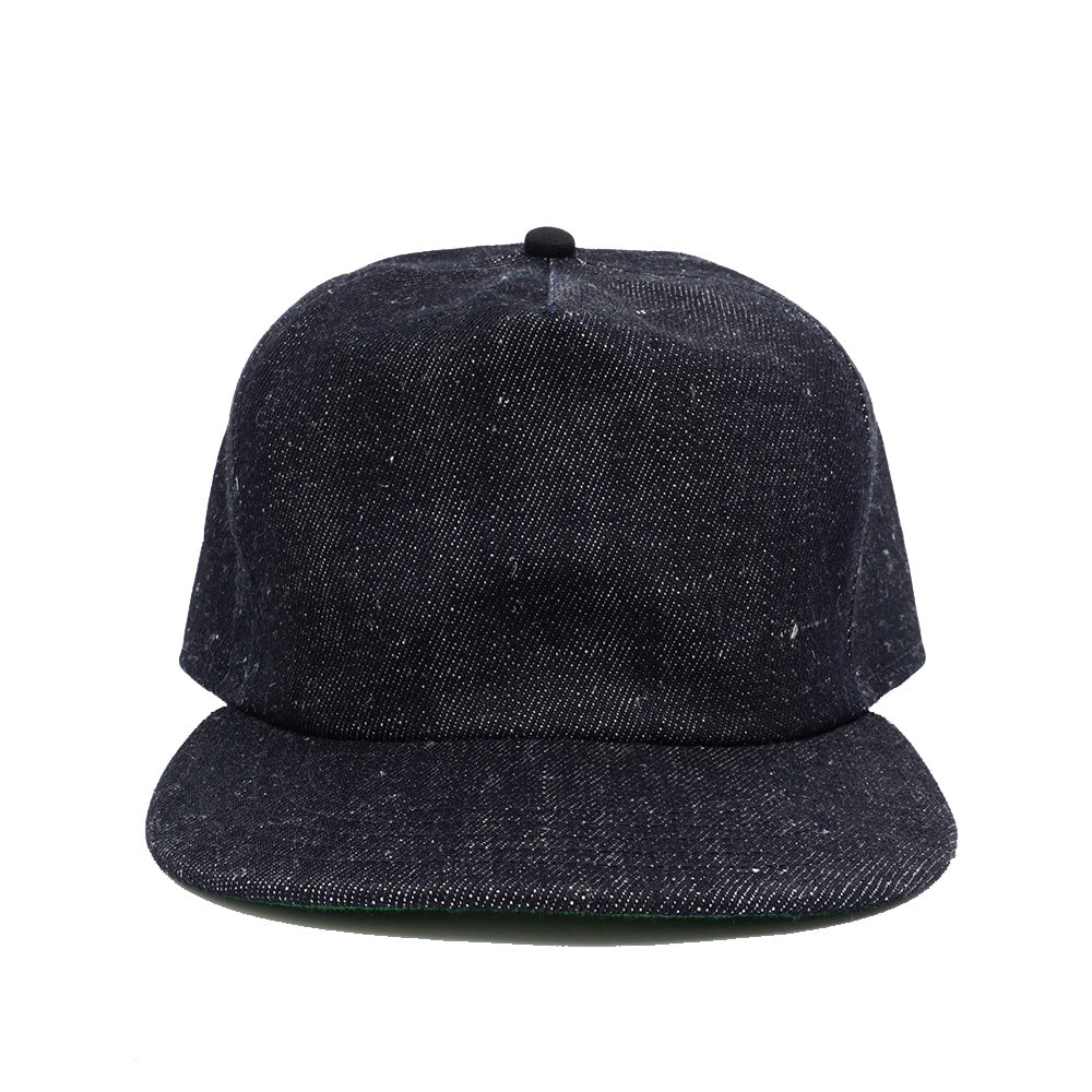 Alterior & Mister Green - Thheme Japanese Hemp Denim 5-Panel Cap - Indigo Alterior & Mister Green - Thheme Japanese Hemp Denim 5-Panel Cap - Indigo