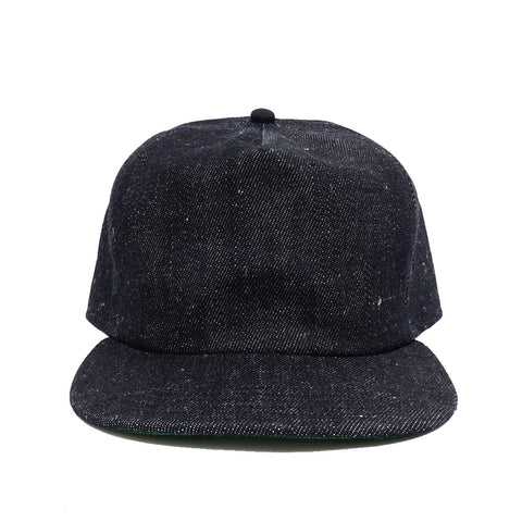 Alterior & Mister Green - Thheme Japanese Hemp Denim 5-Panel Cap - Indigo