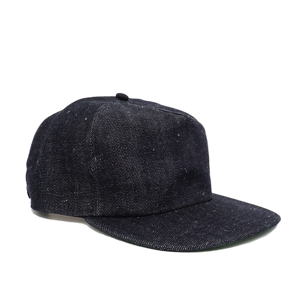 Alterior & Mister Green - Thheme Japanese Hemp Denim 5-Panel Cap - Indigo