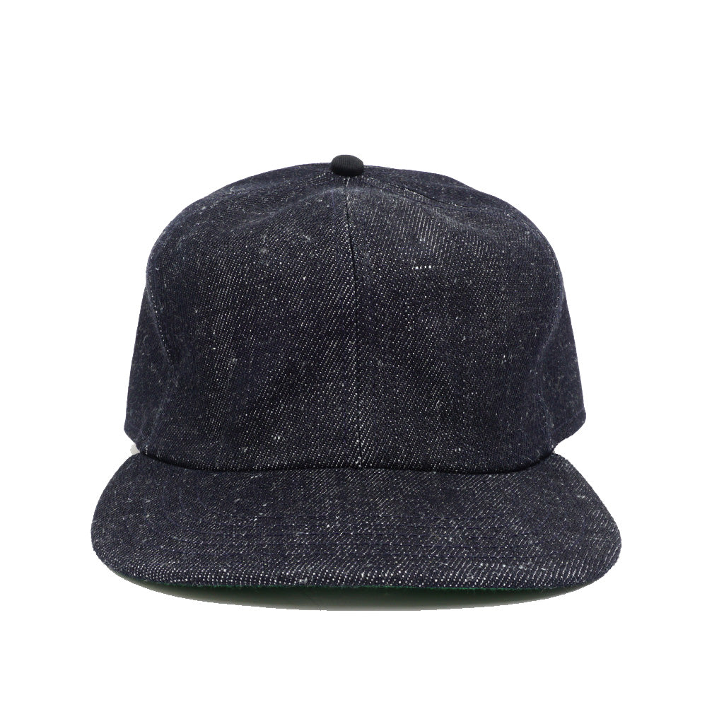 Alterior & Mister Green - Thheme Japanese Hemp Denim 6-Panel Cap - Indigo Alterior & Mister Green - Thheme Japanese Hemp Denim 6-Panel Cap - Indigo