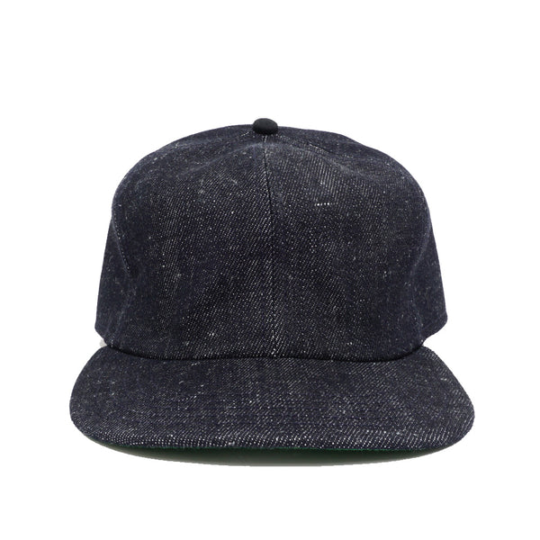 Alterior & Mister Green - Thheme Japanese Hemp Denim 6-Panel Cap - Indigo