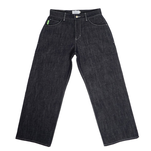 Sturla - Twisted Seam Trousers - Charcoal Flocked Nylon