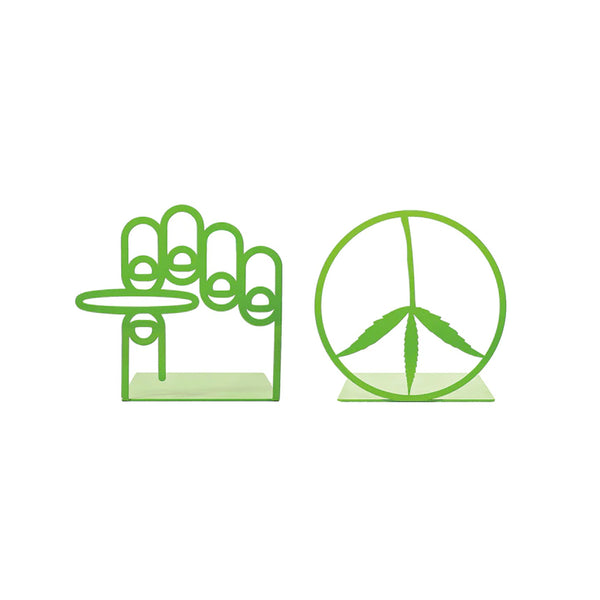 Mister Green - Trifecta Bookends - Green
