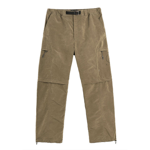 Sturla - Twisted Seam Trousers - Charcoal Flocked Nylon